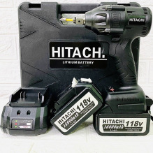 Máy siết bu lông Hitachi 118V động cơ không chổi than cao cấp